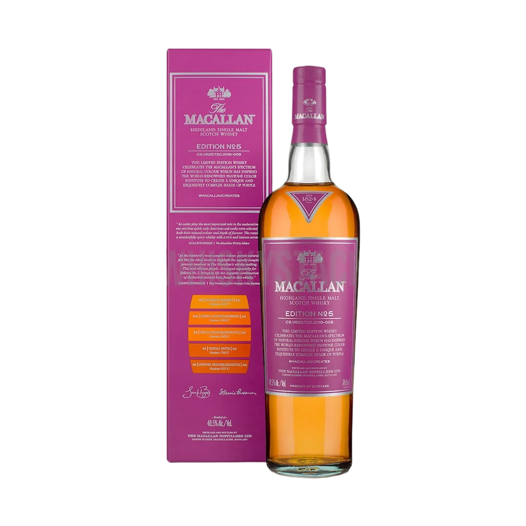 Macallan Edition No. 5 – En farverig oplevelse i hver dråbe