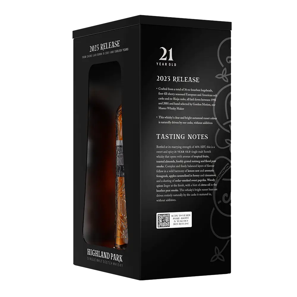 Highland Park 21 Year Old 2023 Release Scotch Whisky