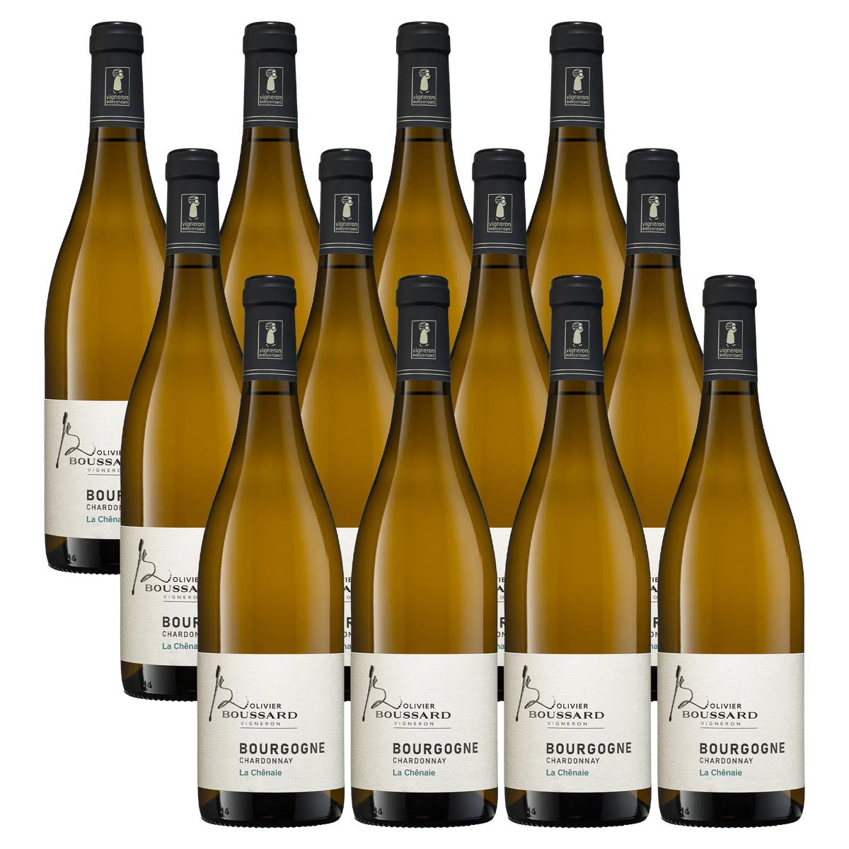 Boussard La Chênaie Bourgogne Blanc Chardonnay Whiskystack 12 flasker