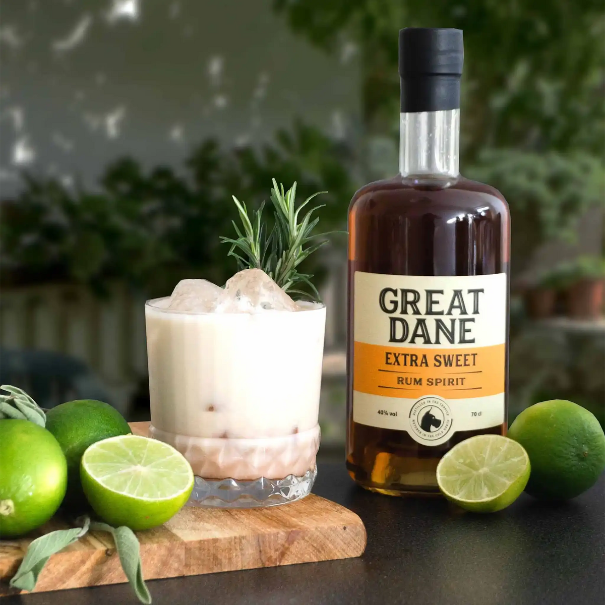 Great Dane Extra Sweet Rom Drink