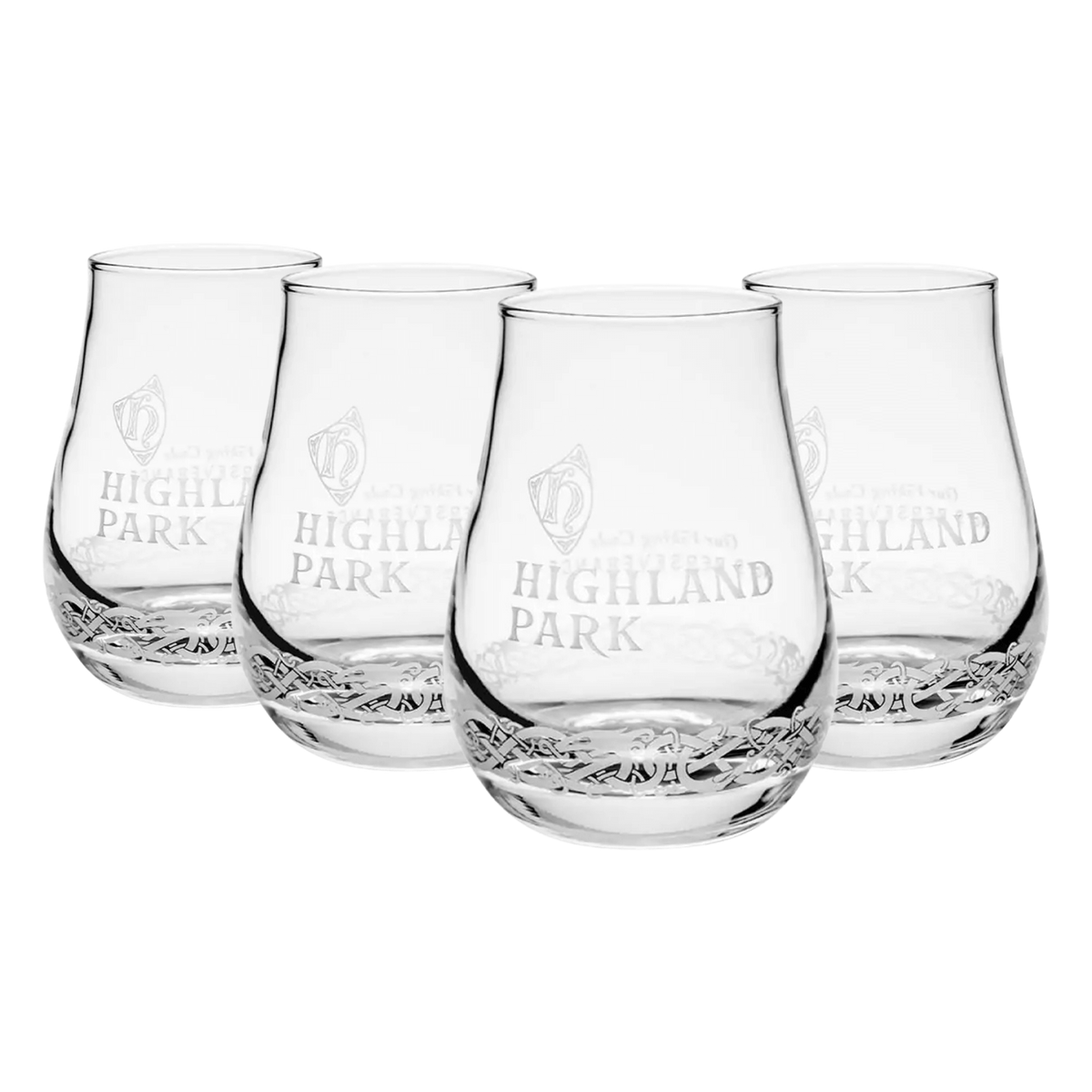 4 stk. Highland Park Viking Code Whisky Glas
