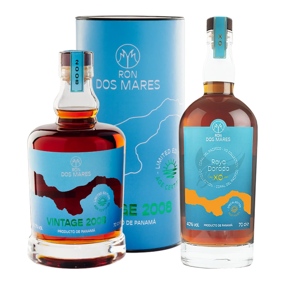 Ron Dos Mares Vintage 2008 16 Jahre + Raya Dorado XO