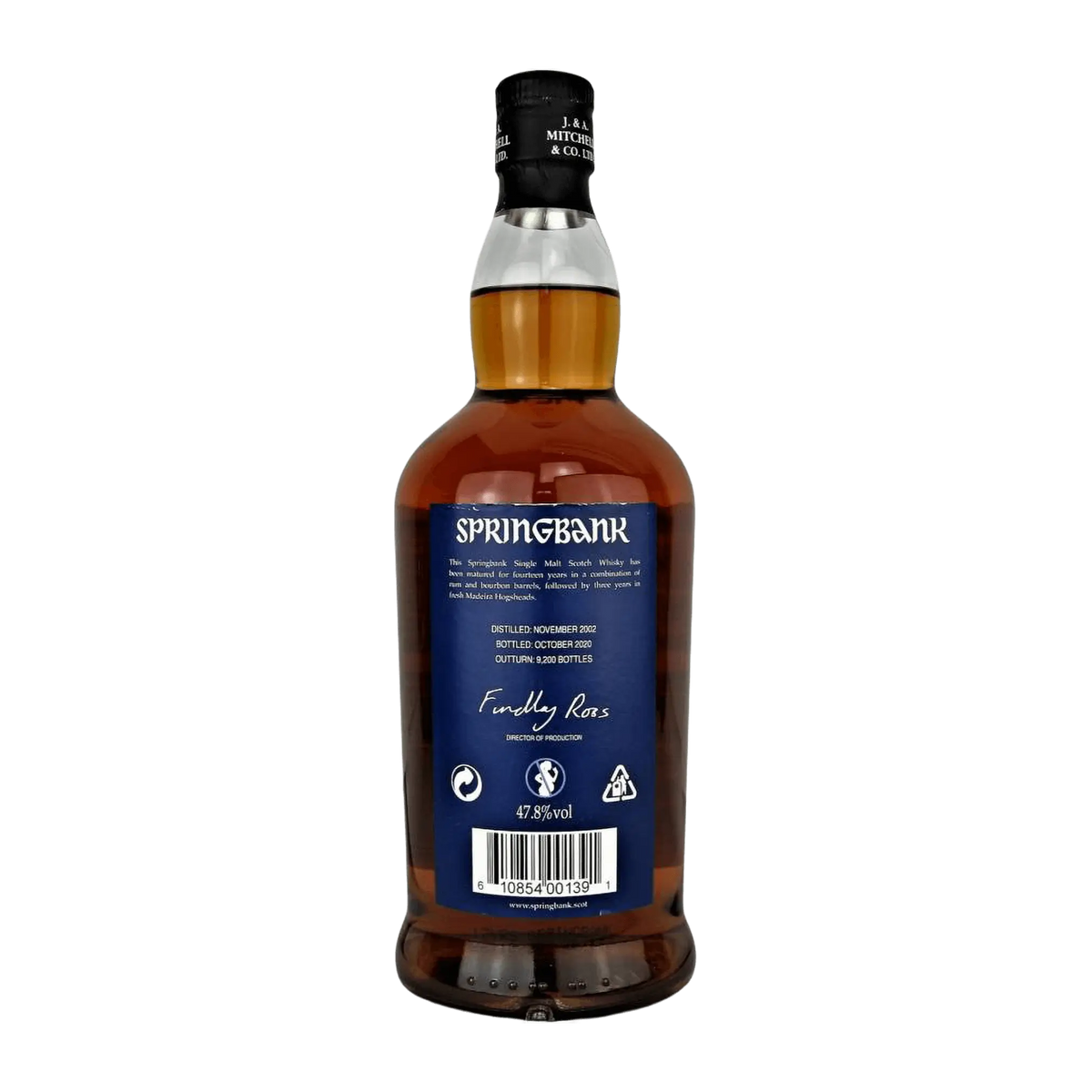 Springbank 17 Year Old Madeira Wood 2020 Whisky Whiskystack Back