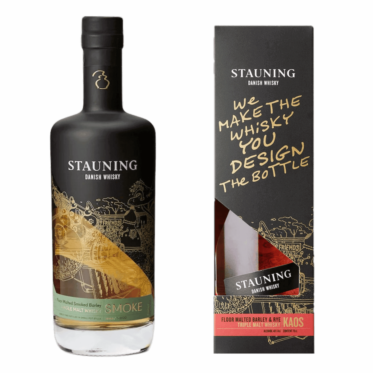 Stauning Kaos & Stauning Smoke – Dansk Whisky med Sjæl, Styrke og Stil