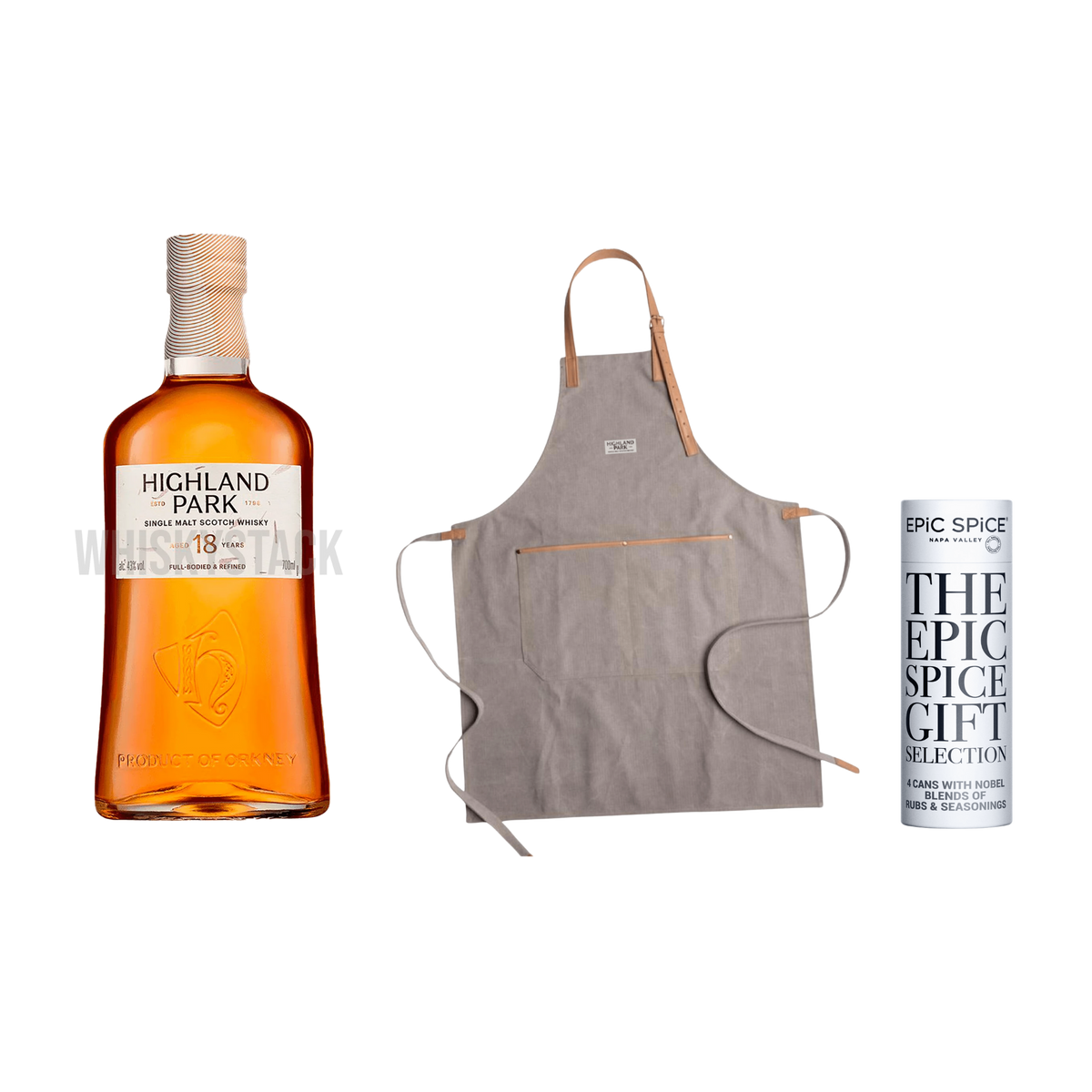 Den perfekte forkælelse – Highland Park 18 års med forkæde og BBQ mix