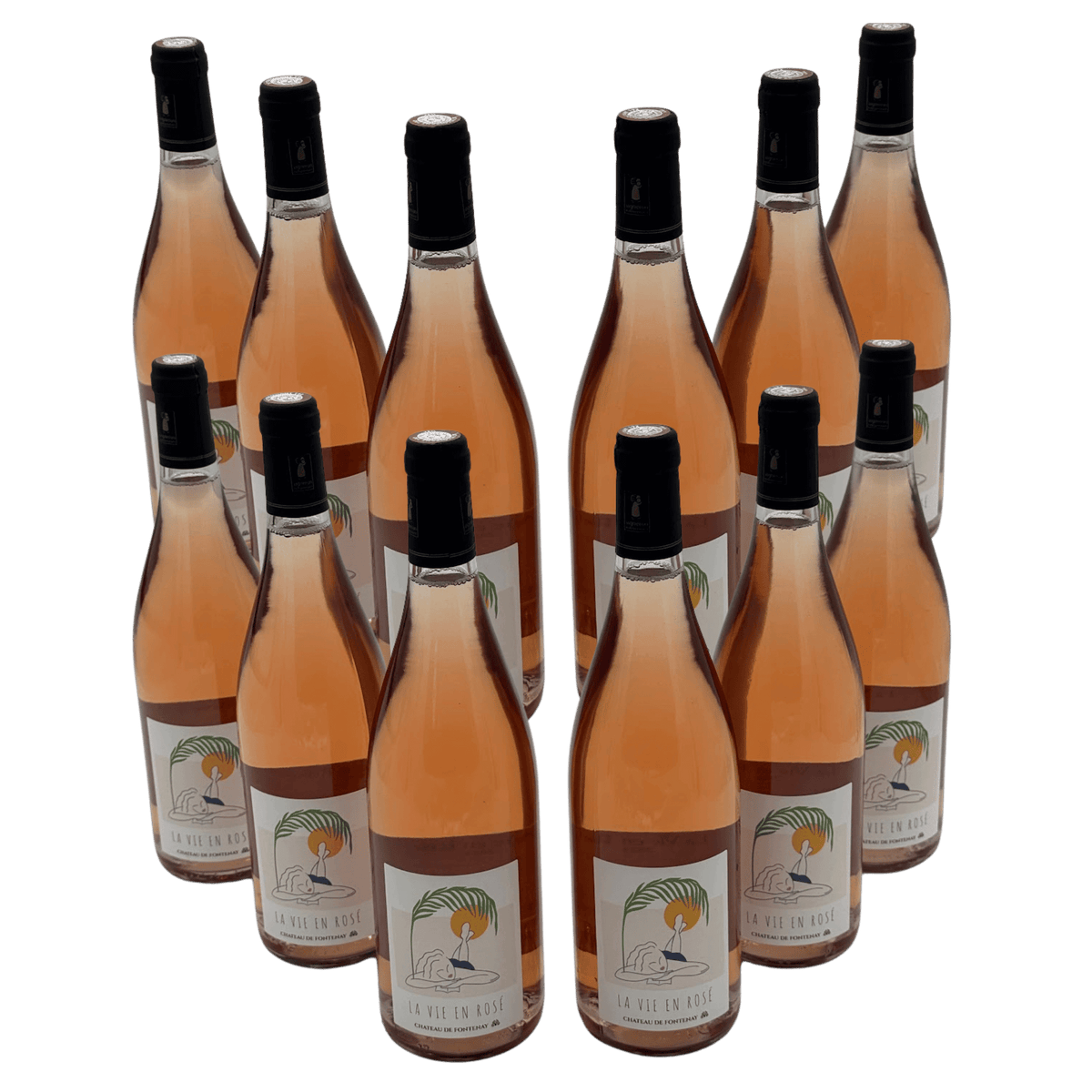 Fyld Glasset med Sommersmag – La Vie en Rosé (12 Flasker)
