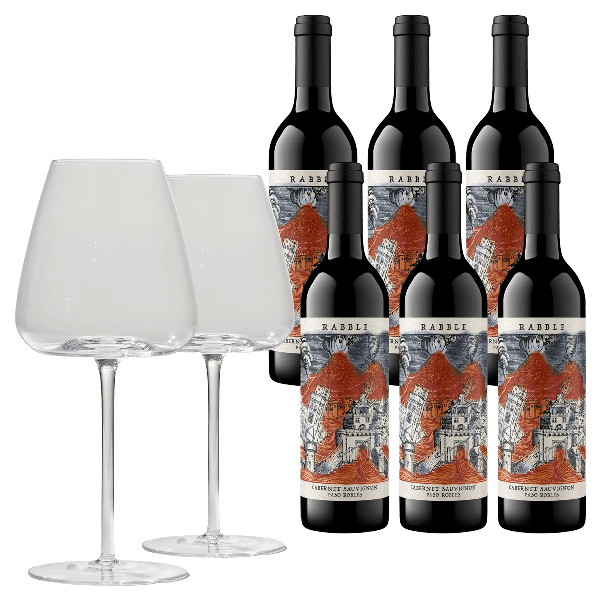 
Gør Mors Dag uforglemmelig med 6 fl. Rabble 2023 + 2 stk. Bold Bourgogne Glas
