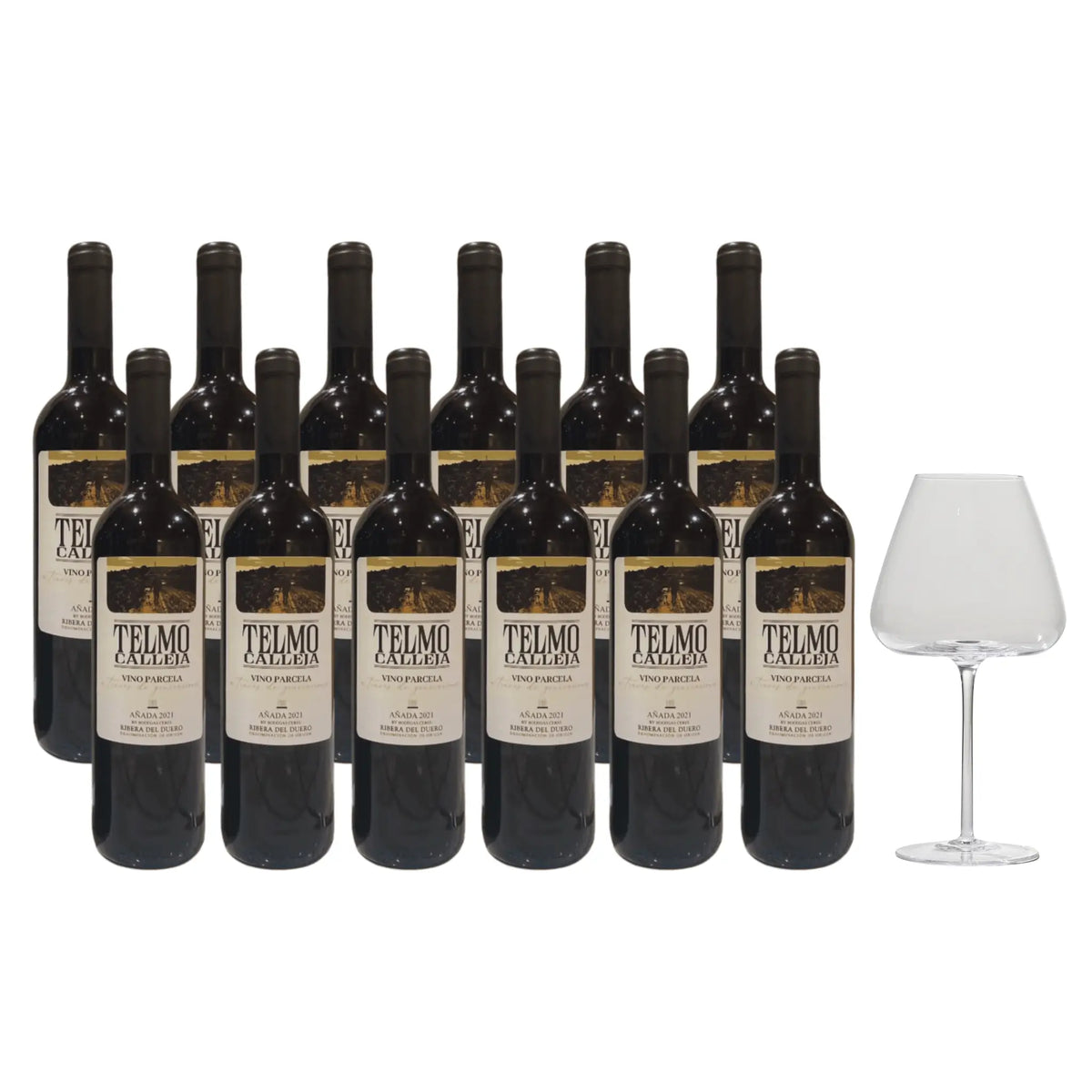 Telmo Calleja 2021 – 12 stk + The Bold Bourgogne Glass