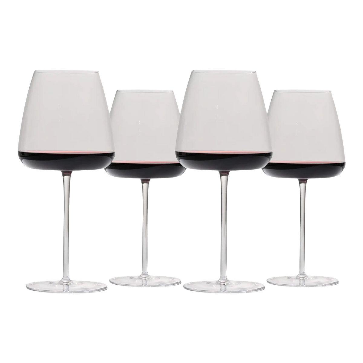 4 pcs. The Mancave Big Bordeaux Glasses