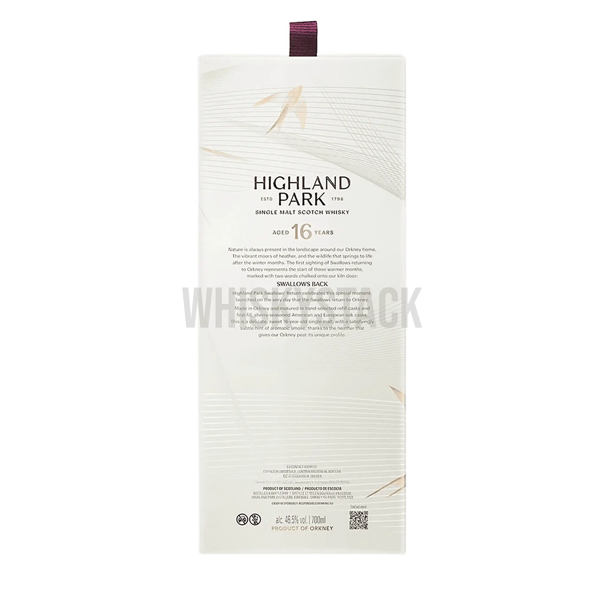 Highland Park Swallow’s Return 16 Year Old