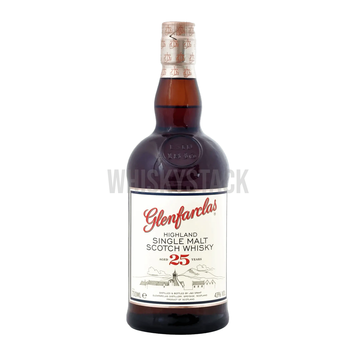 Glenfarclas 25 Years Old - Bottle Front