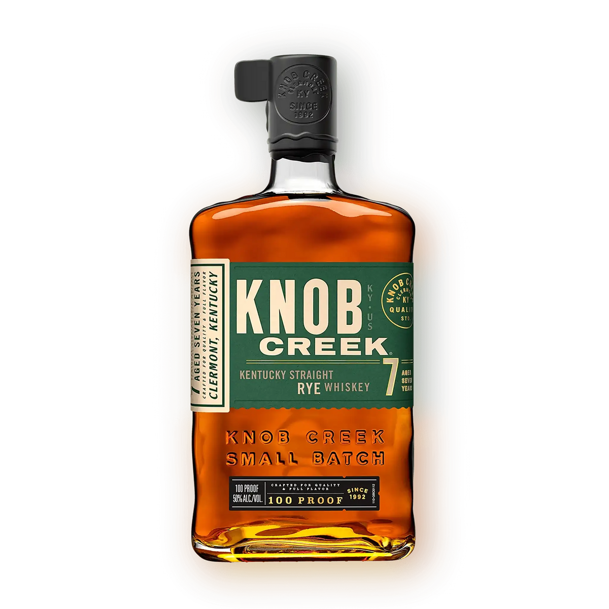 Knob Creek 7 Years Old Rye Flaske
