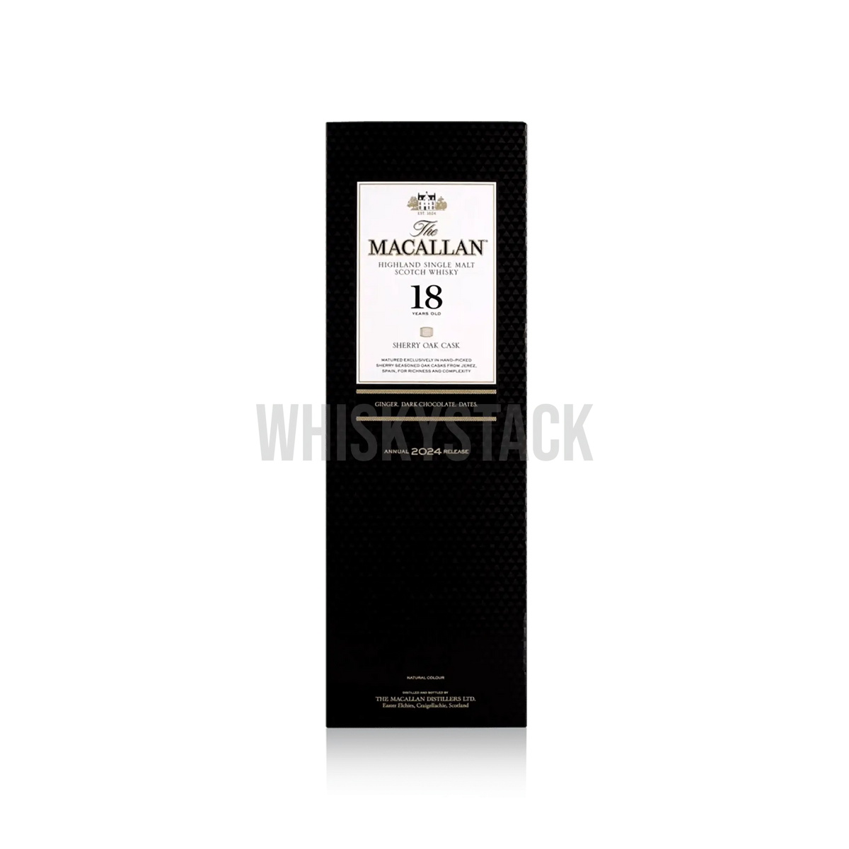 Macallan 18 Years Old Sherry Oak 2024 Box