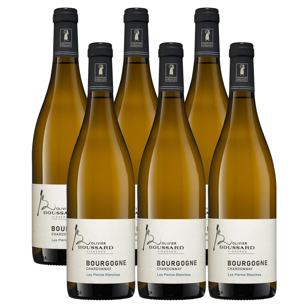 Domaine Boussard Bourgogne Chardonnay Cuvée Les Pierres Blanches 6 bottles