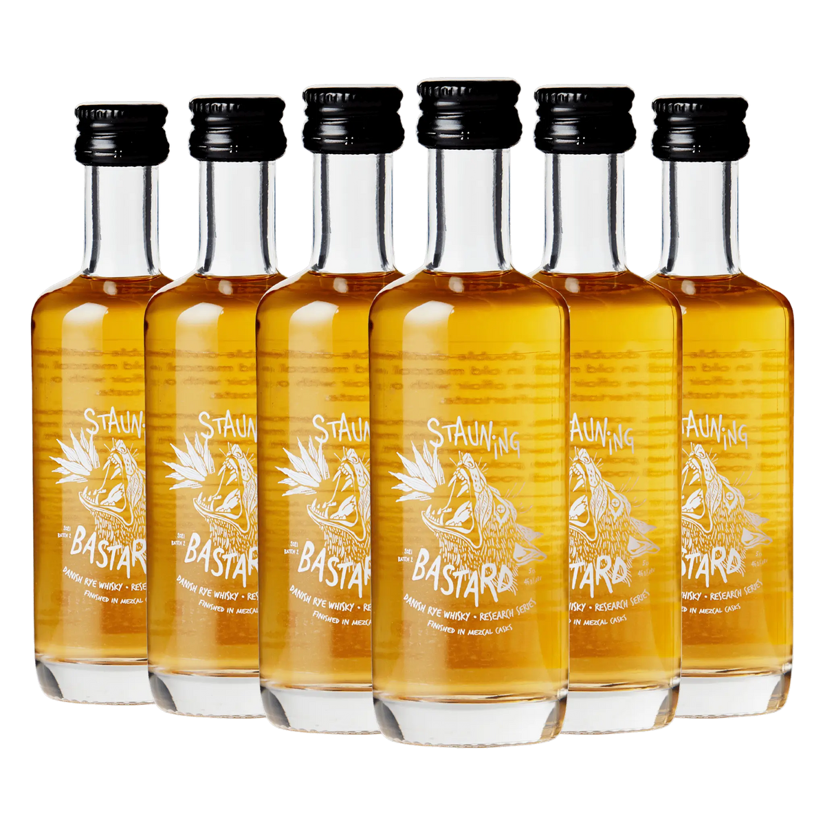 6 fl. Stauning Bastard Smageflasker (5 cl.)