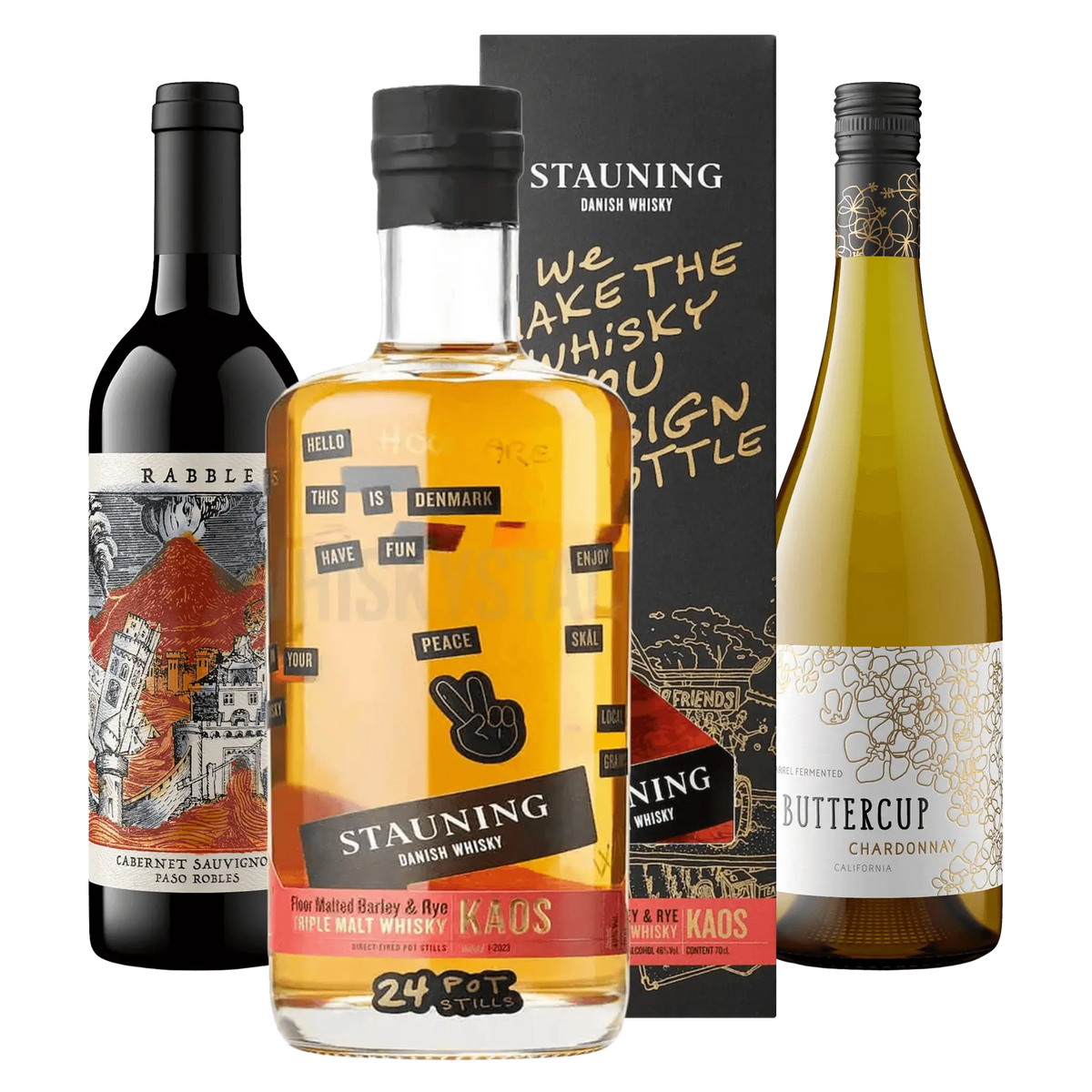 Lieblingswein mit dänischem Whisky